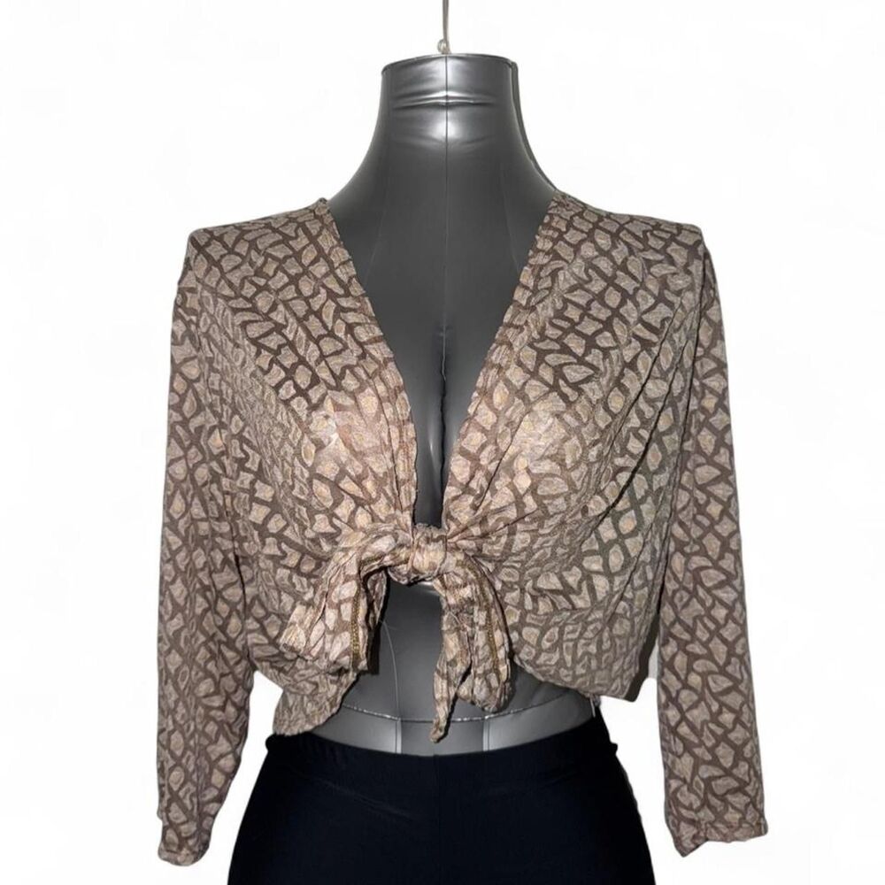 Vintage Travelers Collection Women's Light Brown Top